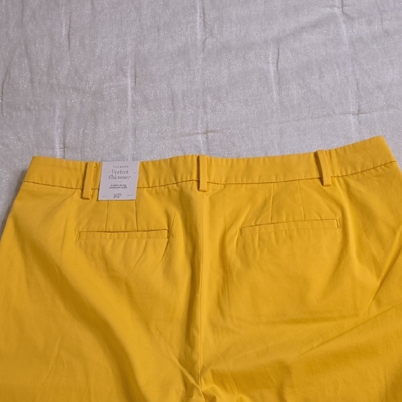 Talbots Yellow Capris Casual Cotton Blend - Picture 8 of 10